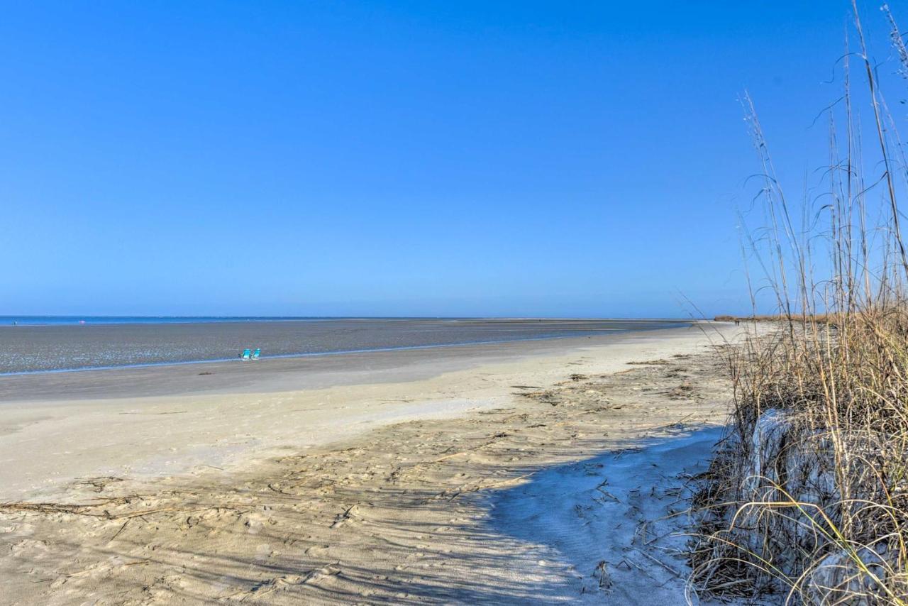 Ocean-View Saint Helena Island Condo - Pool Access Oceanmarsh Subdivision Exterior foto